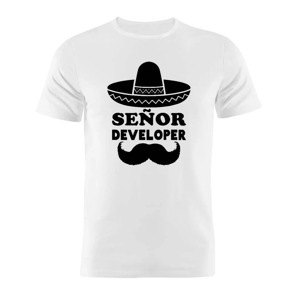 

Unisex T Shirt Senor Developer Programmer Coder Spanish Funny Minimalist Artwork Tees