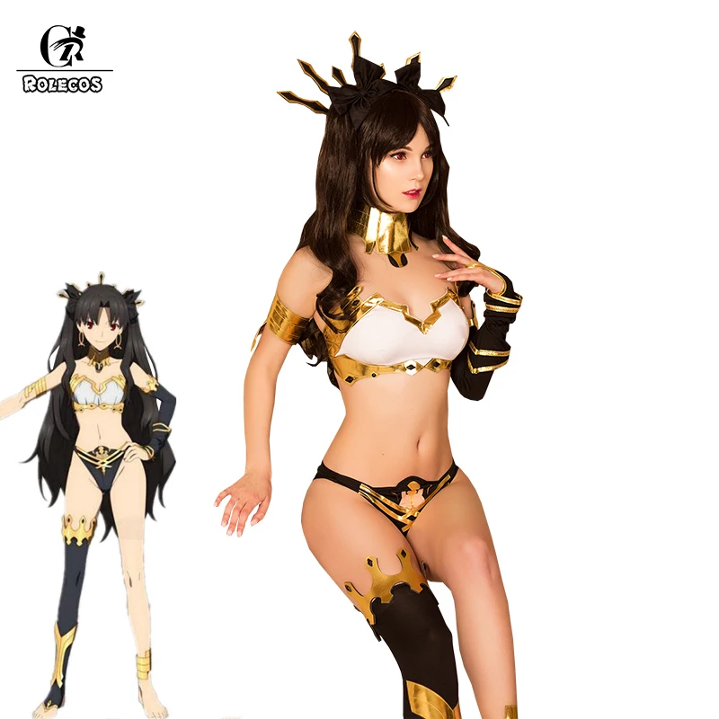 ROLECOS Fate Babylonia Ishtar Косплей Костюм FGO косплей бикини сексуальный костюм женский