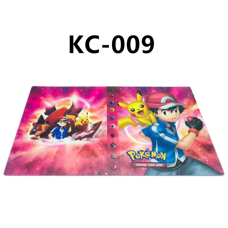 KC-009 Коллекция карточки с покемонами альбом книга мультфильм аниме Карманный Монстр Пикачу 240 шт держатель альбомная игрушка для детей подарок - Цвет: KC-009