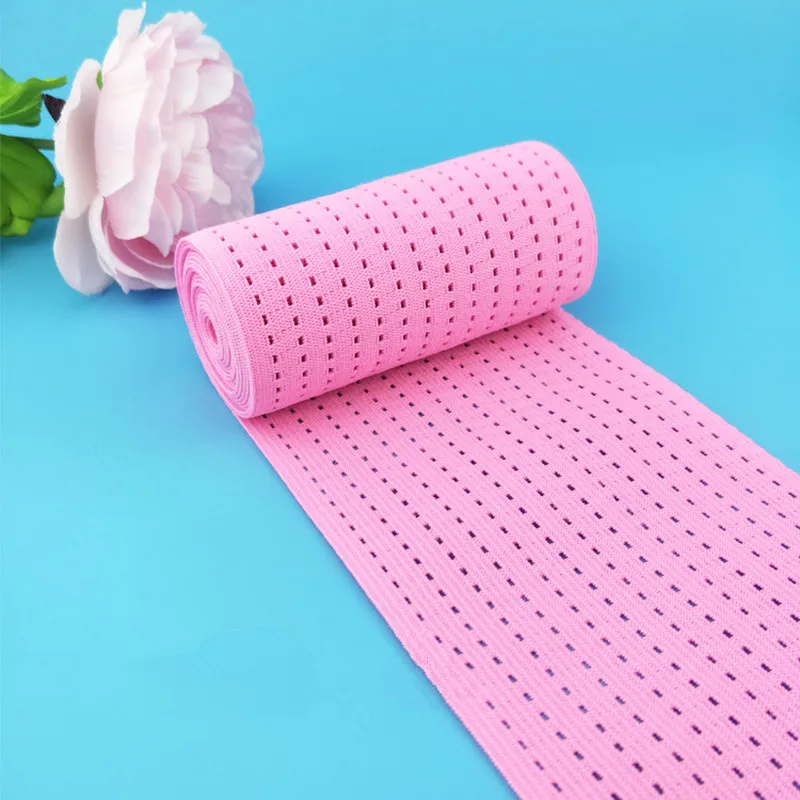 10 см широкая сетчатая эластичная лента s для швейных аксессуаров DIY Детский пупочный пояс мягкая резиновая эластичная лента Полиэфирная тесьма