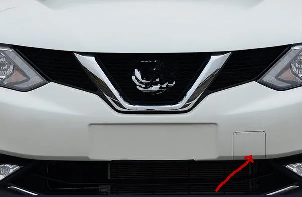 Крышка переднего бампера с крючком для Nissan Qashqai J10 2008 2013|Хромирование| |