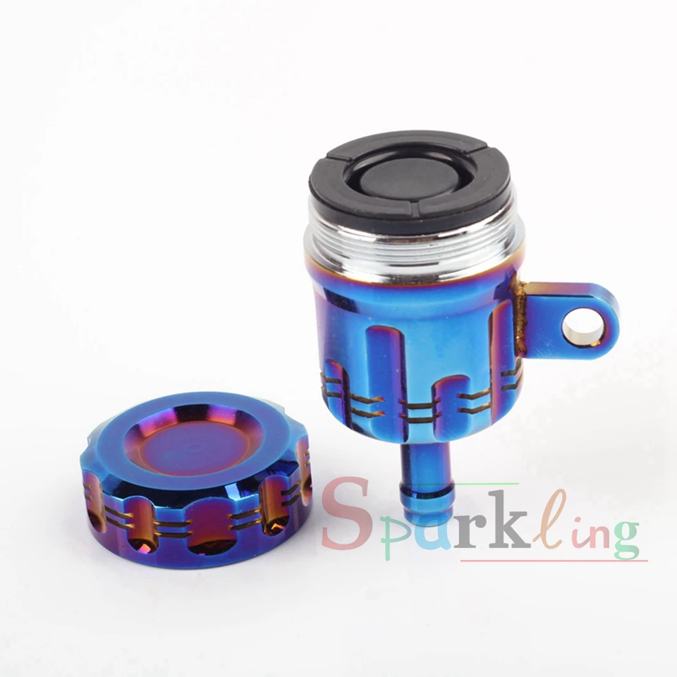 Universal CNC Burnt Titanium Color Oil Pot for Motorcycle Brake/Clutch Master Cylinder Modified Creative Pump Oiler | Автомобили и