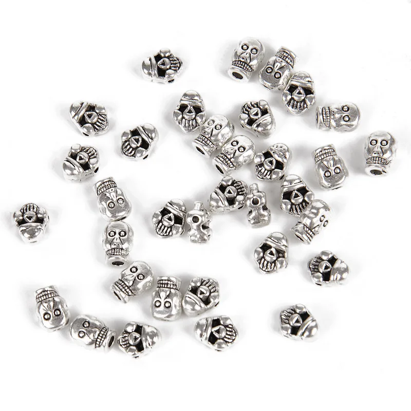 Оптовая продажа 40 шт смешанные размеры тибетские серебряные бусины подвеска с