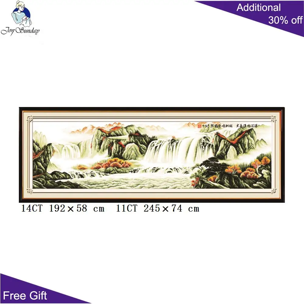 Joy Sunday Magnificent Mountains Rivers F012 Counted and Stamped Home Decor Magnificent Mountains And Rivers Cross Stitch Kits
Joy Sunday Magnificent Mountains Rivers F012 Counted and Stamped Home Decor Magnificent Mountains And Rivers Cross Stitch Kits