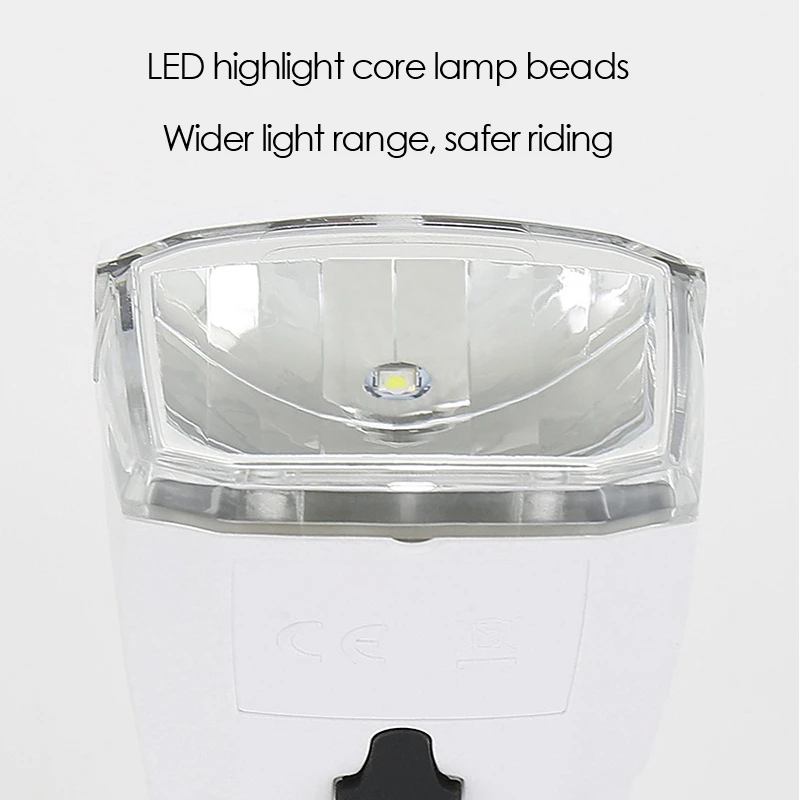 

Bicycle Light USB Rechargeable MTB Bike Front Headlight Back Rear Taillight Waterproof Cycling Safety Lamps White