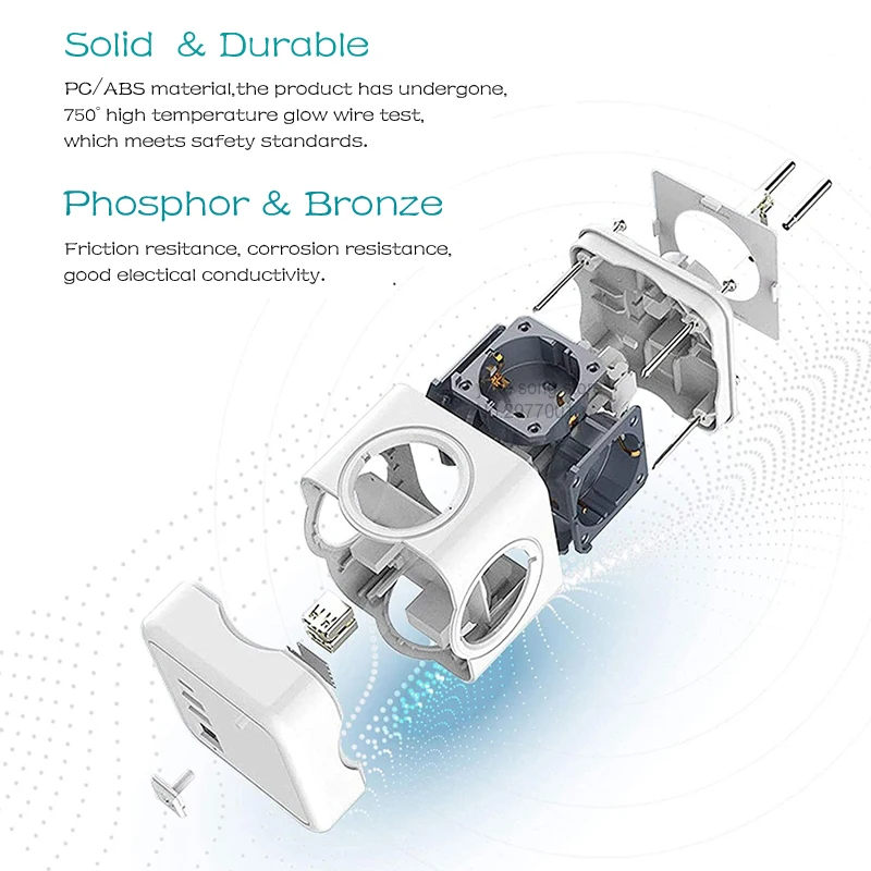 Sopend Power Cube Smart 4 Outlet Strip штепсельная вилка европейского стандарта с