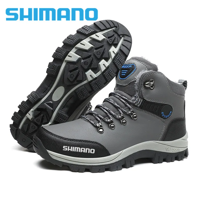 

Мужская зимняя теплая обувь для рыбалки Shimano, спортивная обувь для рыбалки, дышащая нескользящая обувь для рыбалки, обувь для скалолазания, ...