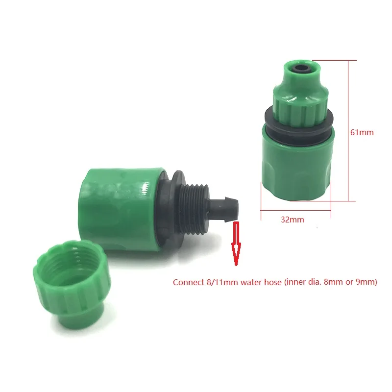 Быстроразъемный адаптер для водопроводной воды быстрой муфты капельная лента 4/7