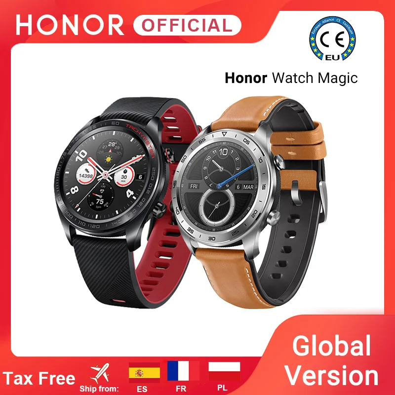Глобальная версия Honor часы Magic SmartWatch сердечного ритма водонепроницаемый трекер