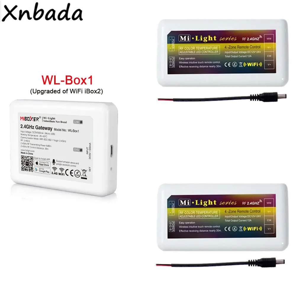 Mi светильник MiBoxer WL-Box1 светодиодный контроллер 2 4G CCT цветовая температура