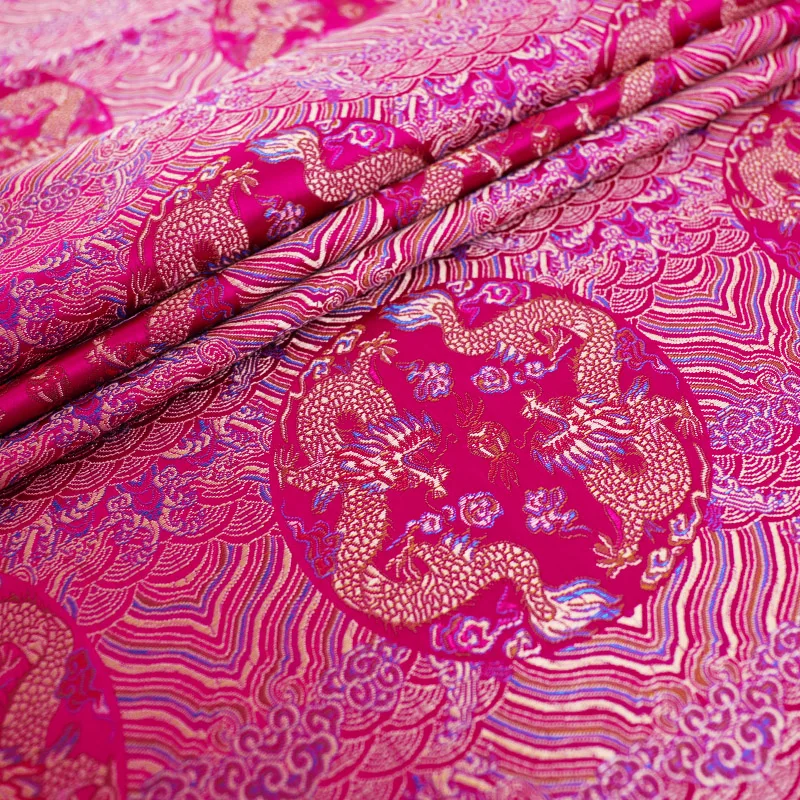 Ткань для платья жаккардовая ткань с рисунком дракона шитья Чонсам и кимоно | Дом