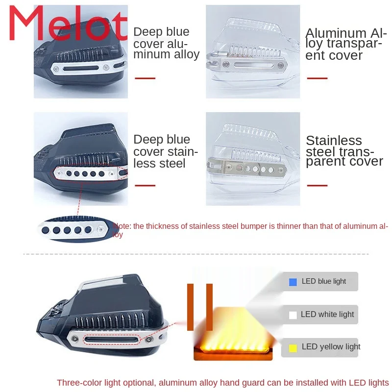 

Motorcycle Bullet Hand Guard Cover Rt3v Sharp 0 Modified Handle Windshield Universal Accessories