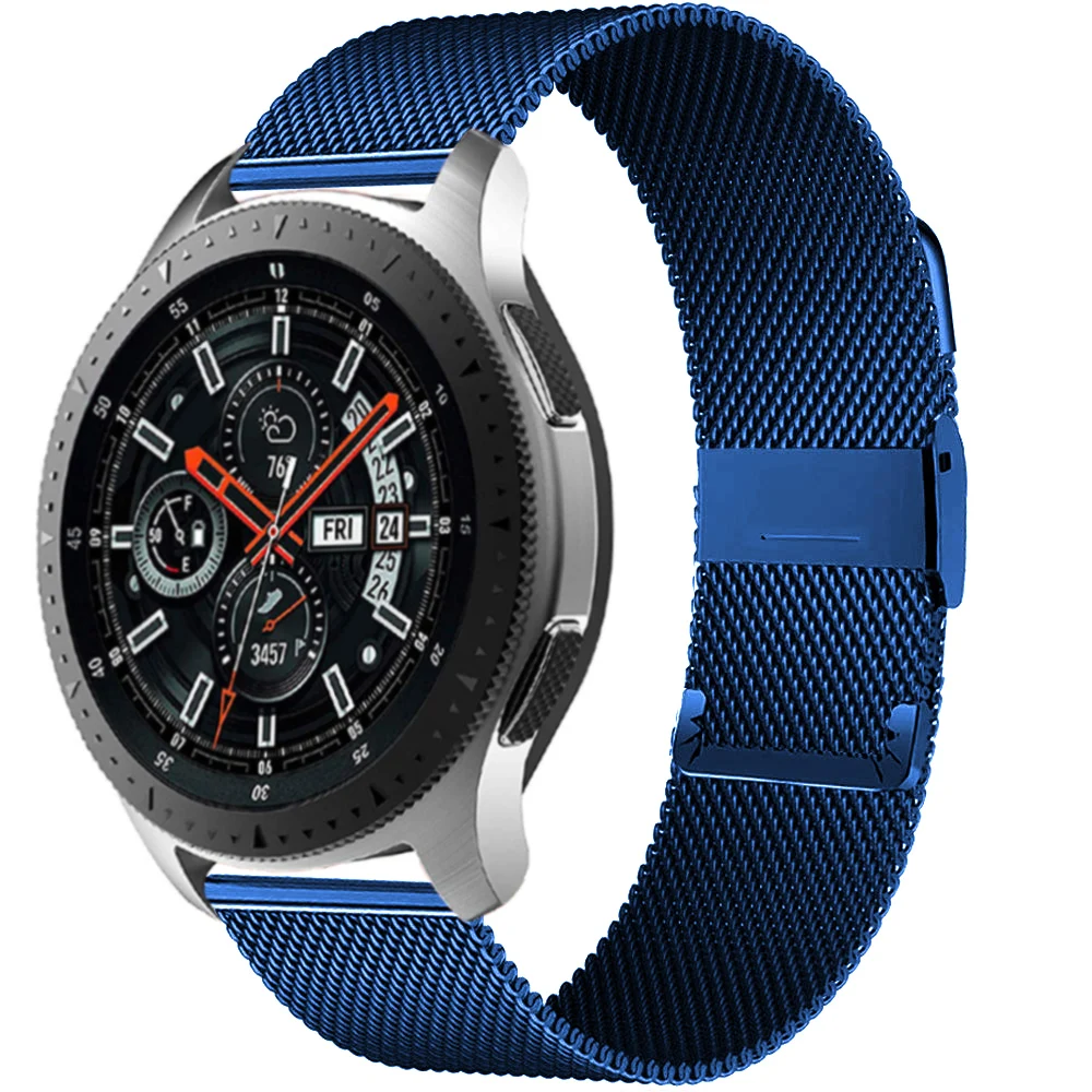 Ремешок Миланская петля для Huawei watch GT 2-2e-Pro браслет Samsung Galaxy 3 45 мм/46 мм/42 мм/Active 2 44 мм