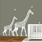 Настенные водонепроницаемые 3d-наклейки в виде жирафа для детской комнаты, WL1298