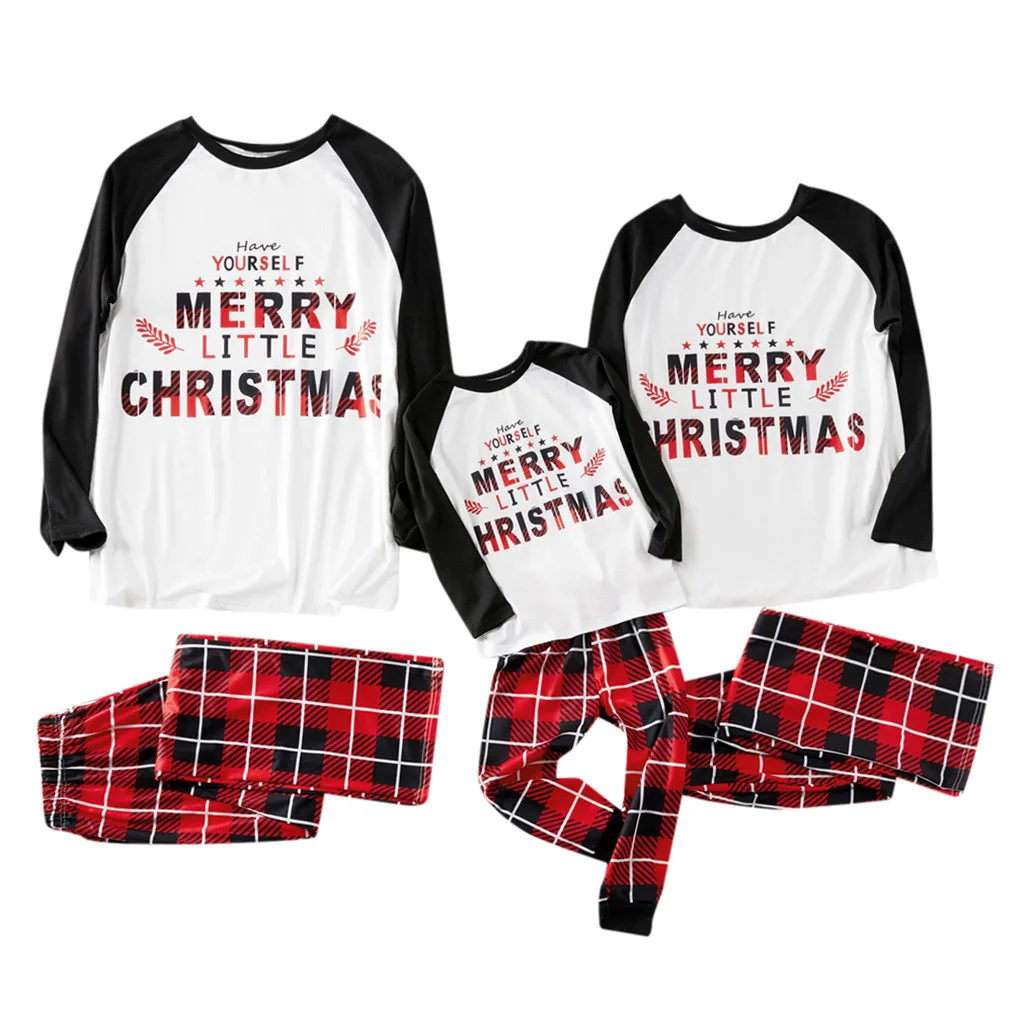 Семейная одежда для маленьких мальчиков и девочек детский Рождественский топ с
