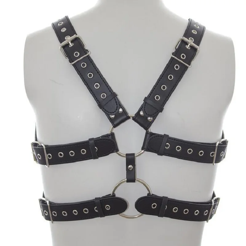 Нагрудный Топ для взрослых мужской из искусственной кожи мускулистый фетиш