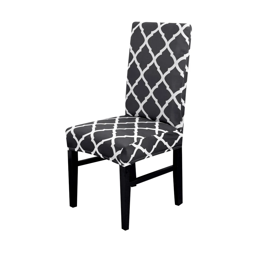 16 1/2/4/6pcs Floral Printing Chair Cover Home Dining Elastic Chair Covers Multifunctional Spandex Elastic Universal Dining Room - Цвет: 16