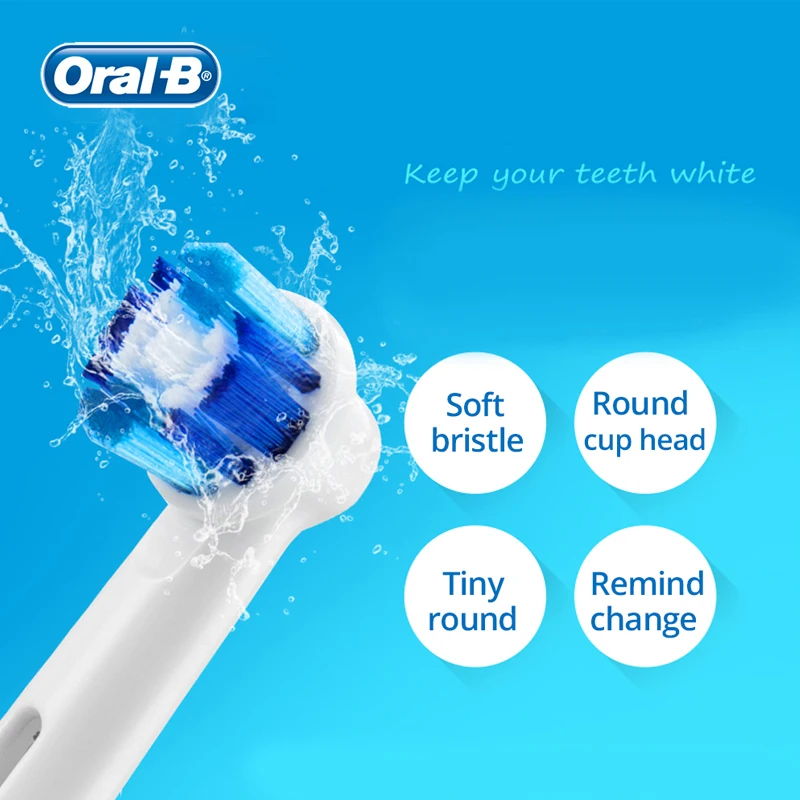Oral B 2D Rotation Sonic Electric Toothbrush Rotating Vitality Rechargeable Teeth Brush Hygiene Heads D12013 | Бытовая техника