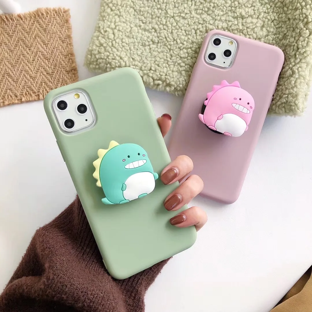 Чехол с мультяшным динозавром для iphone 7 6 s 8 plus X XS 11 Pro MAX XR samsung Galaxy S6 S10 Note 9| |