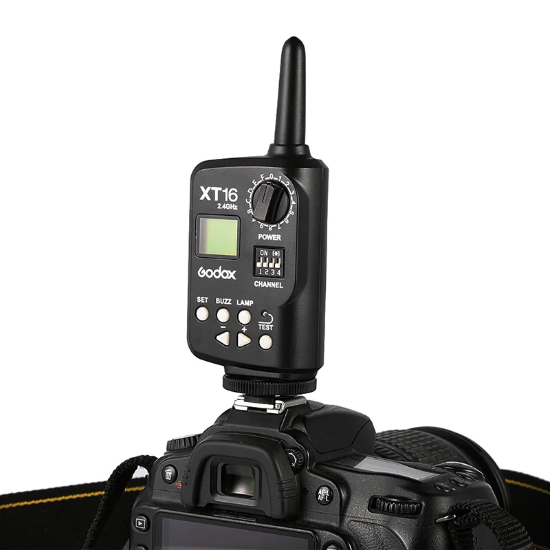 

Godox XT-16 Transmitter Wireless 2.4G Flash Trigger Transmitter for Studio Flashes ( Transmitter Only)