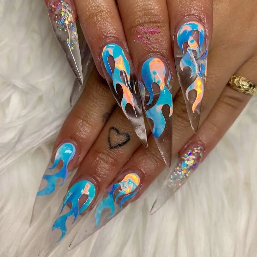 16 шт. новые дизайнерские наклейки для дизайна ногтей клейкая пленка декоративный