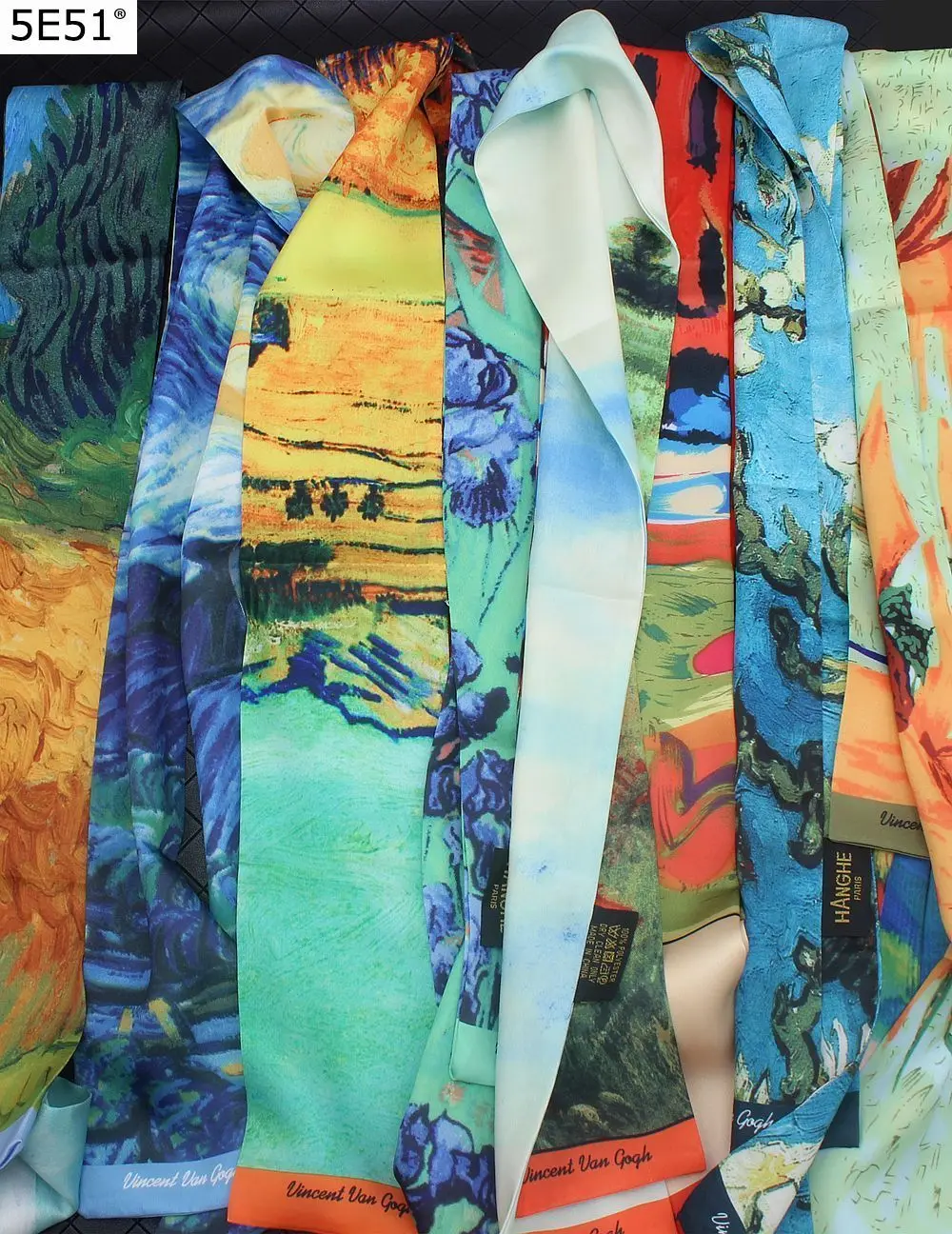 Удлиненный Расширенный фонд Ван Гога Картина маслом в полном цветении Ирис нить