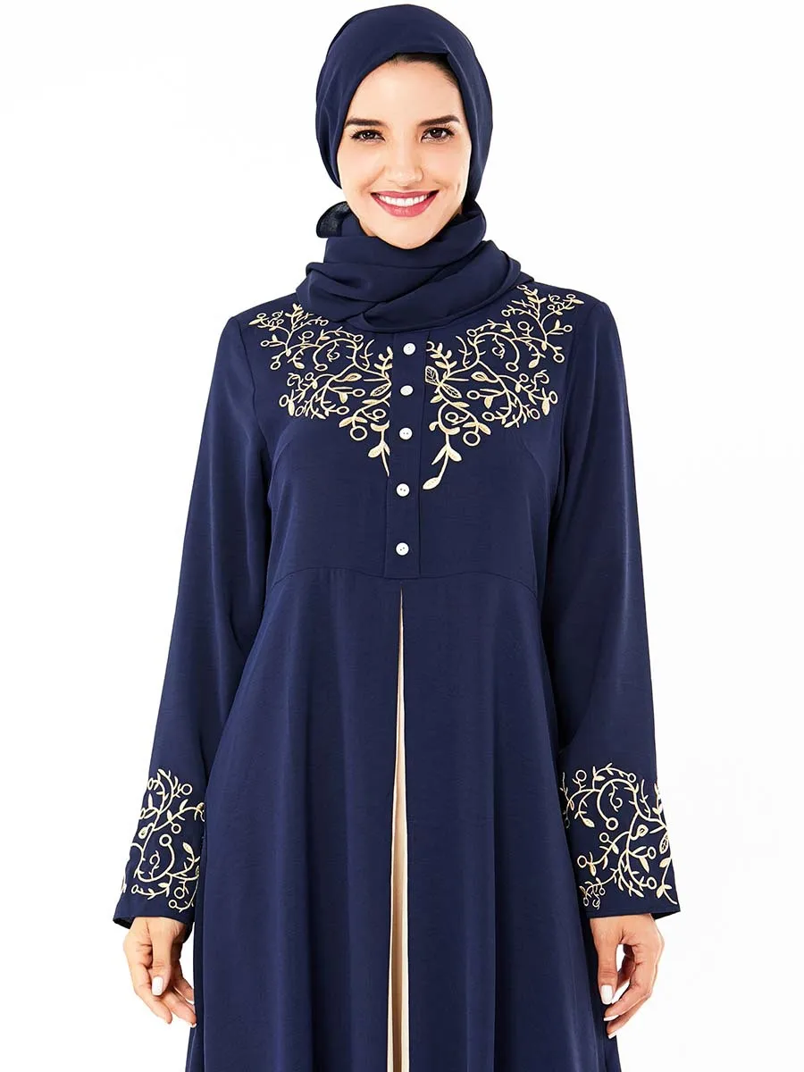 Дубай Кафтан платье мусульманские Вечерние abaya женские арабские кружева Patchwork Ain