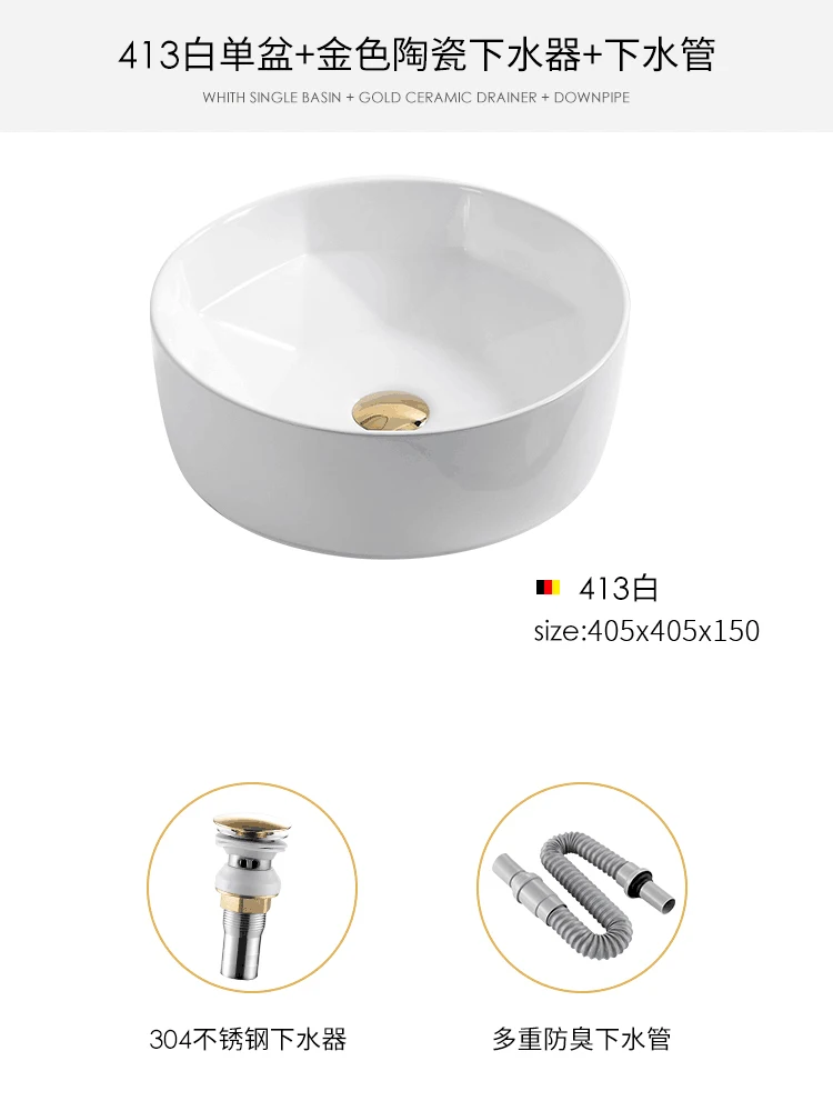 Художественный Над Прилавок умывальник керамический бытовой ванной комнаты