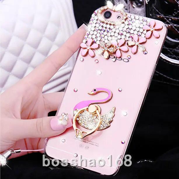 Роскошный чехол с бриллиантами для Iphone 6 s 7 8 Plus X XR XS MAX силиконовый мягкий Модный