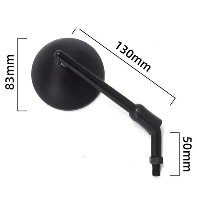 Универсальное винтажное мотоциклетное боковое зеркало заднего вида с покрытием