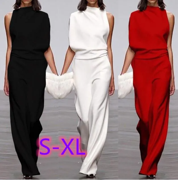 Женские комбинезоны на одно плечо Элегантные повседневные Комбинезоны без