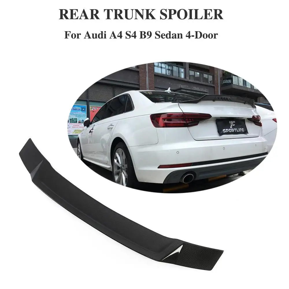 

Задний спойлер из углеродного волокна для Audi A4 S4 B9 Sedan 2017-2019