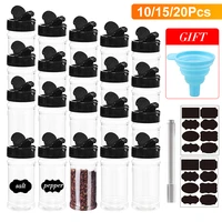 5101520pc salt and pepper shakers spice jars spice container plastic does not contain bpa canister set kitchen sugar bowl