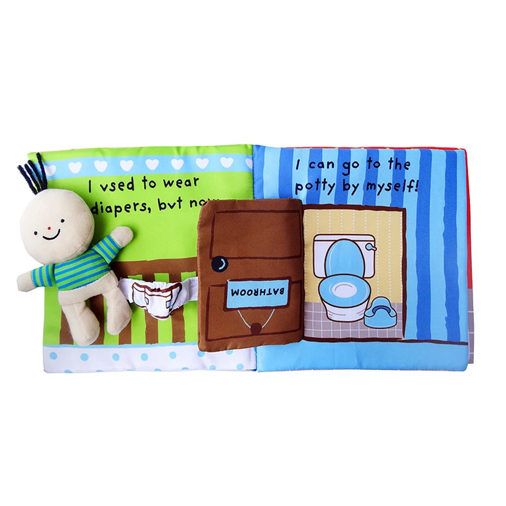 Раннего образования книга детского просвета туалет ванна игрушки мягкой ткани