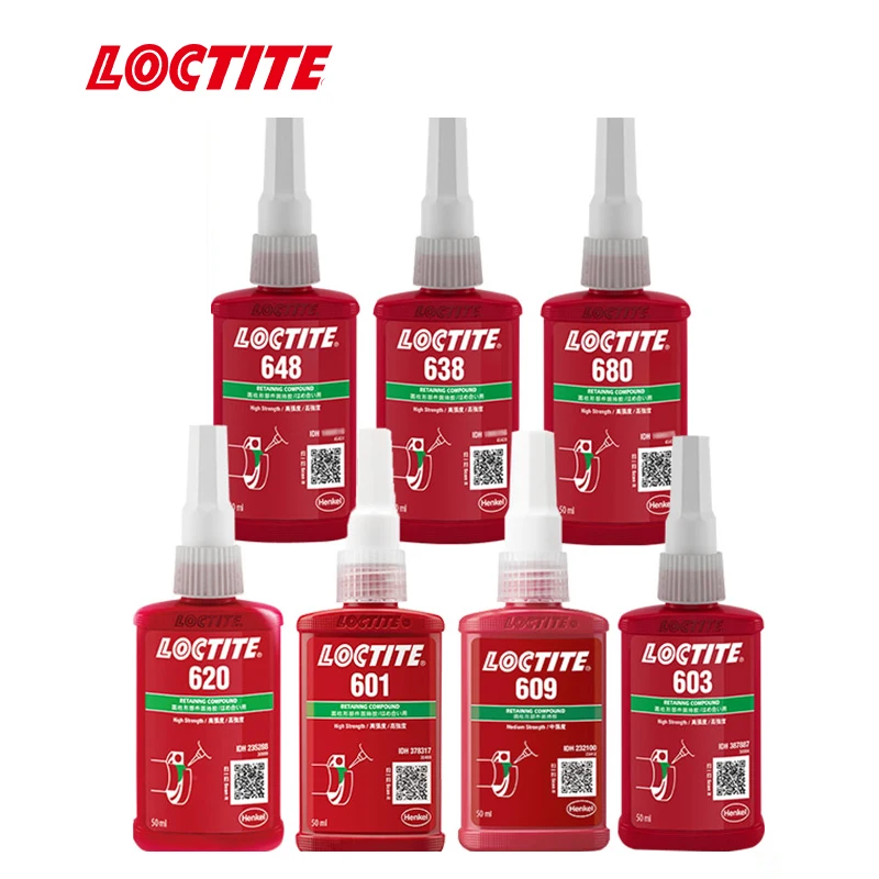 50 мл Новый обновленный Loctite 601 603 609 620 638 640 641 648 680 резьбовой резиновый