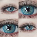 Контактные линзы, 2шт.пара цветов, мягкие контактные линзы, цвет ed контактные линзы для глаз, очень естественно