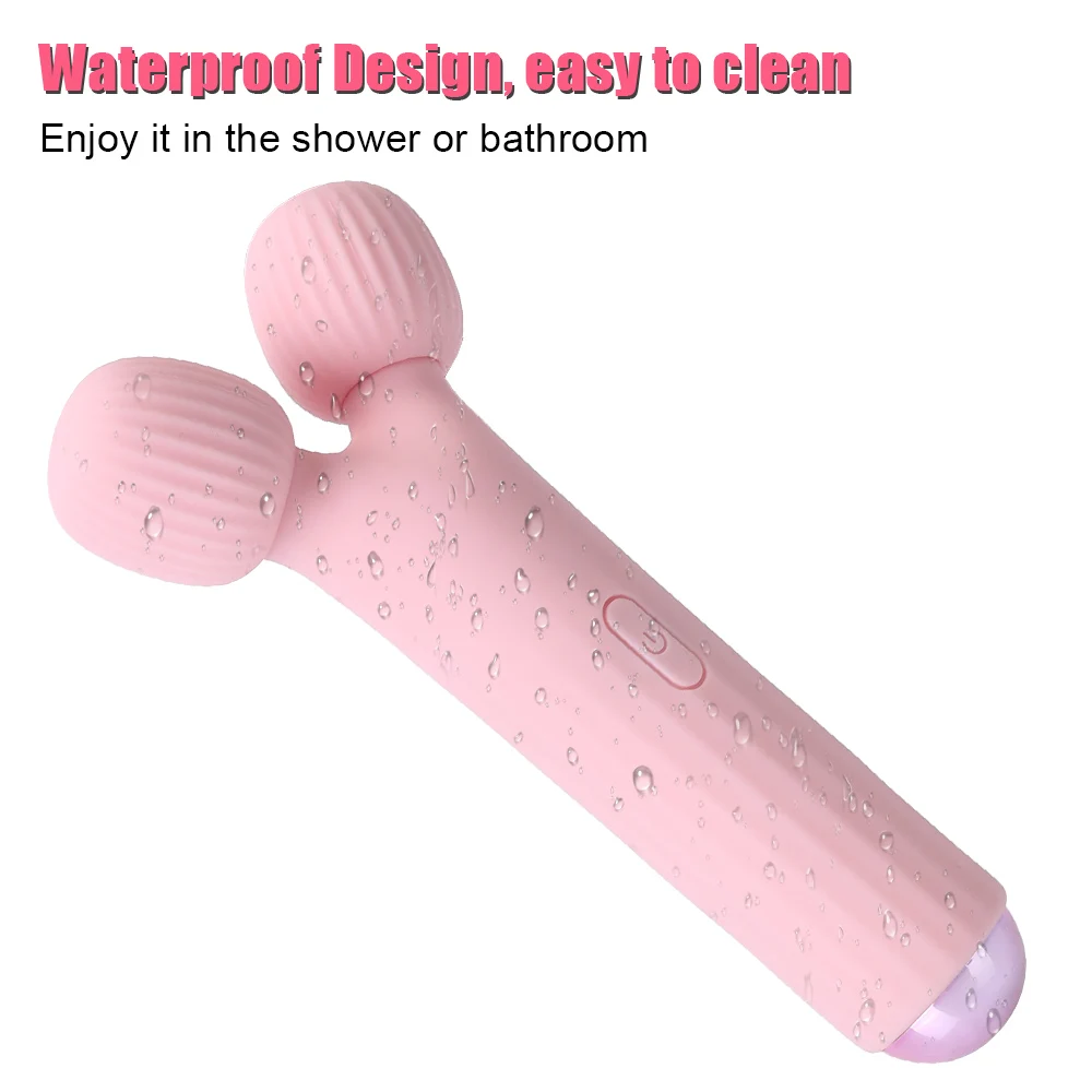 Двойная головка вибратор фаллоимитатор Φ массажер точки G 12 режимов Стимулятор