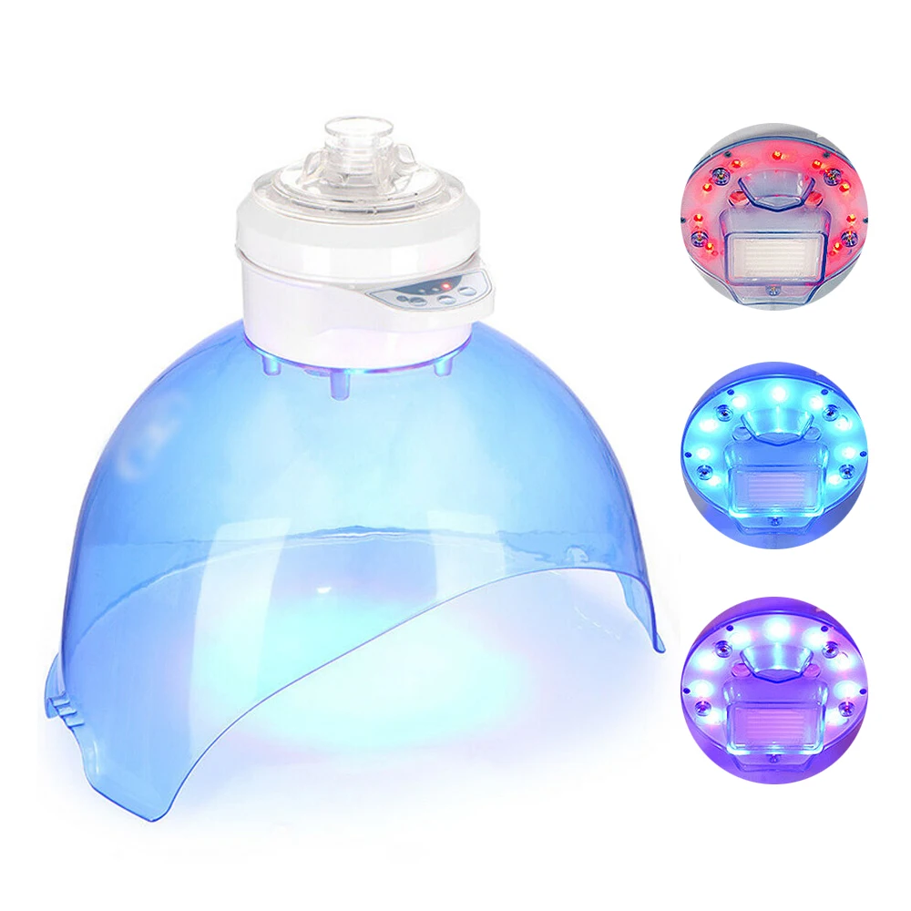 

Red Blue LED Light Therapy Hydrogen Water Facial Steamer Photodynamic Skin Care Rejuvenation Acne Removal Photon Machine