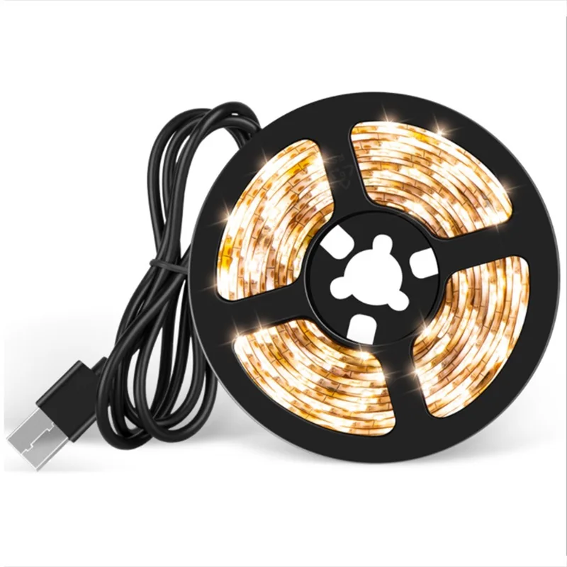 OUFULA Светодиодная лента USB DIY телевидения фон светильник с Водонепроницаемый