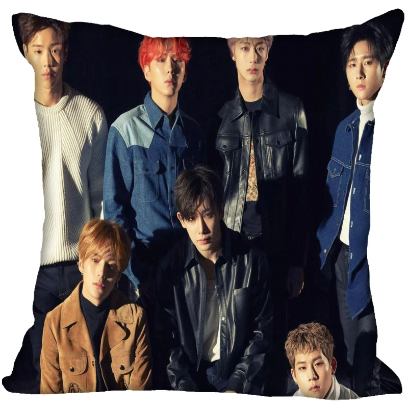 Чехол-Подушка Monsta X KPOP для дома невидимый на молнии размеры 40X40 45X45 см | Дом и сад