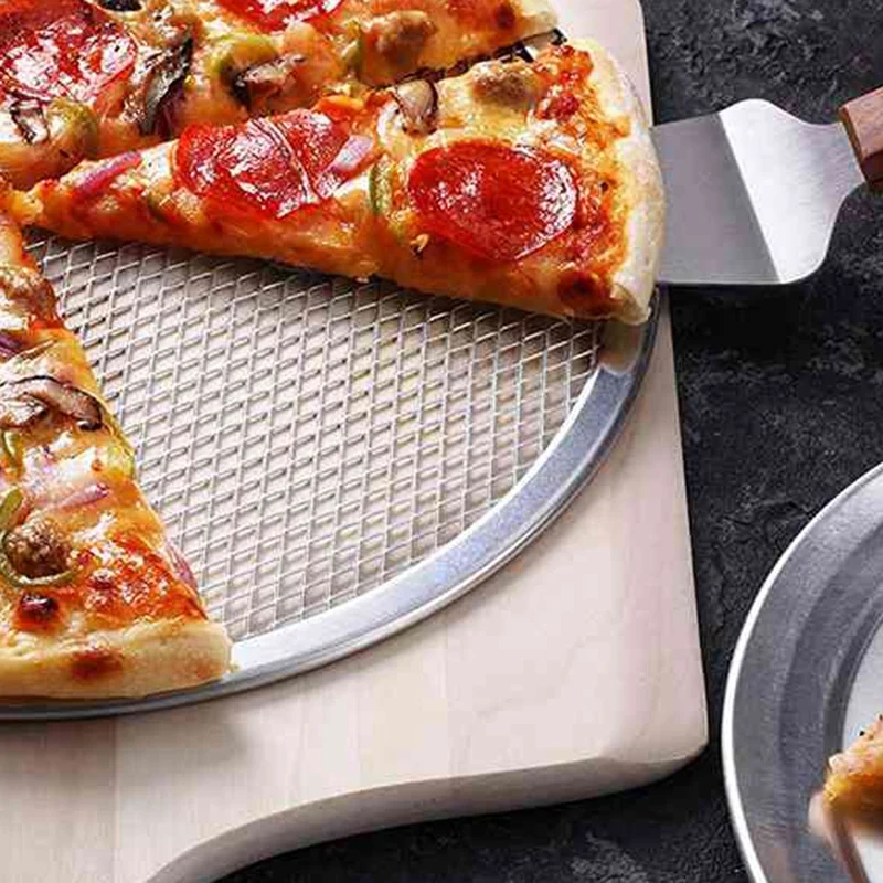 

Pizza Screen,3PCS Bakeware Accessories Pizza Screen Non Stick Mesh Net Baking Tray Cookware Kitchen Tool for Oven