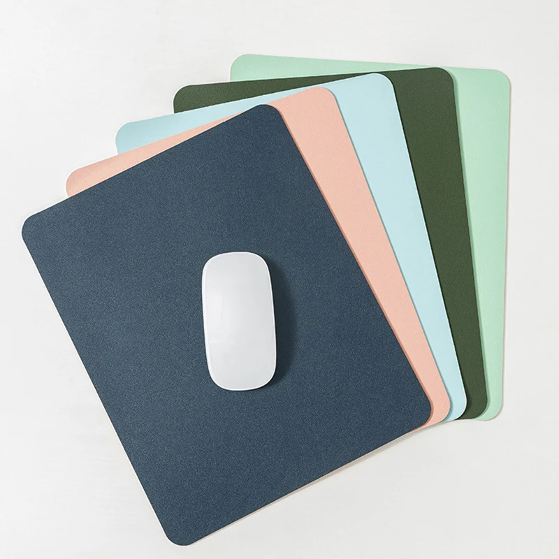 

Two-sided PU Easy To Clean Non-Slip Gaming Desktop Mouse Pad Waterproof Anti-Scratch Double Sided Mat
