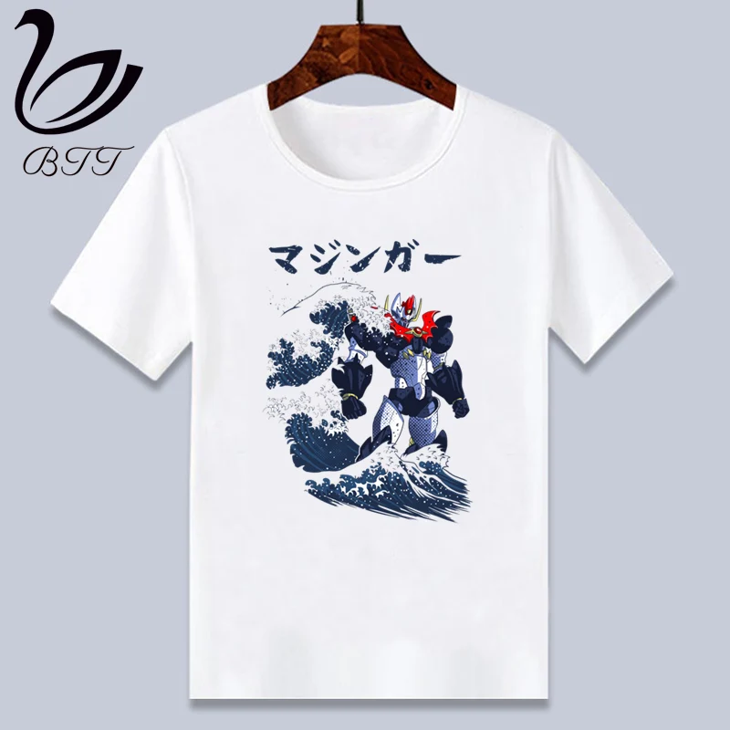 Японский комикс Mazinger Z футболка для маленьких мальчиков и девочек с рисунком