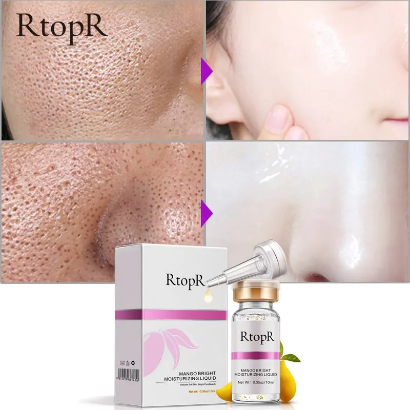 

RtopR Face Whitening Anti Winkles Moisturizing Mango Serum Skin Care Anti-aging Liquid Facial Remove Dark Spots Serum