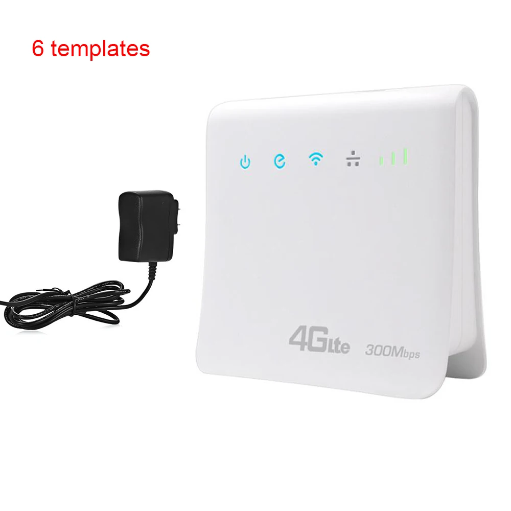 

300mps wireless router multi-standard support China Mobile Unicom Telecom 4G/LTE/WCDMA, support SIM card Lan Port Support Slot