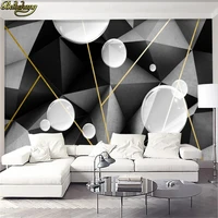 beibehang custom wallpaper mural modern minimalist creative solid geometry bubble 3d space tv sofa background wall 3d wallpaper
