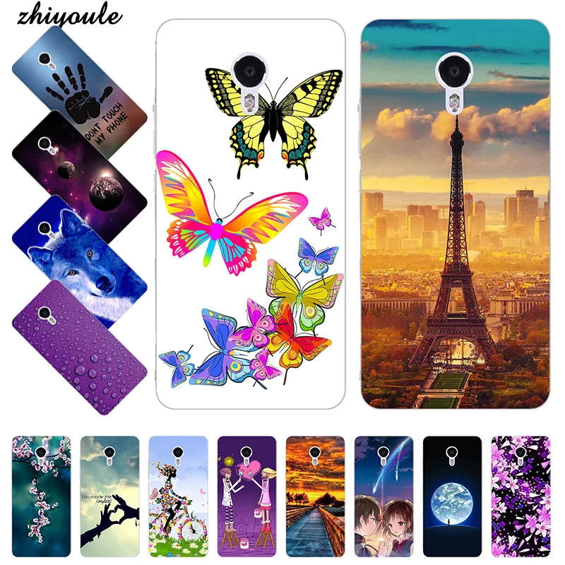 Силиконовый чехол для Meizu M3 note M3S Mini милый с принтом Meilan M 3 S Note Обложка|Бамперы| |