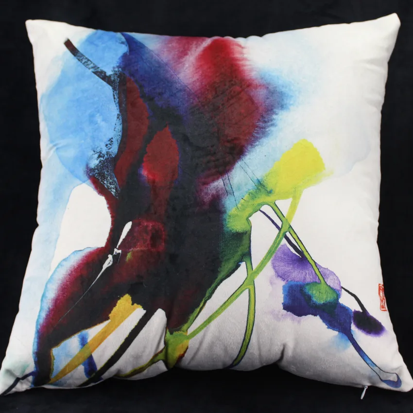 New Luxury Sofa Cushions Cover Plush Fabric Bolster Car Decorative Back Support Office Chair Seat 18*18in | Дом и сад