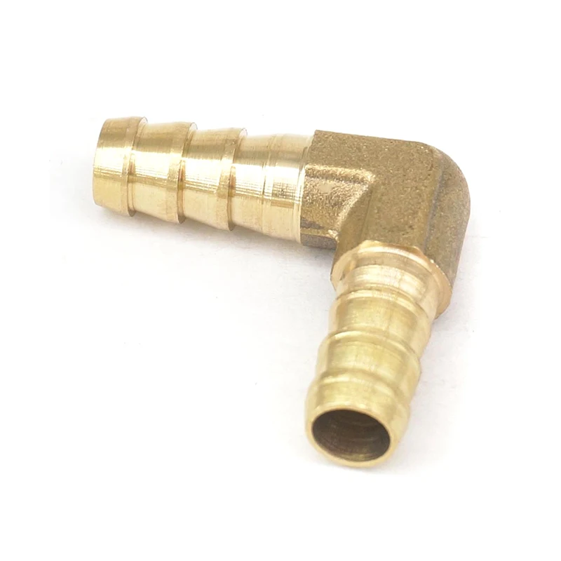 Лот 2 штуцер для шланга I/D 8 мм латунный соединитель локтя топлива газа воды |