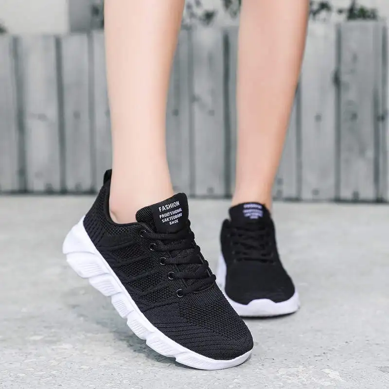 

Women's Sports Shoes For Gym Number 4 Black Sneakers Women's Sport Shoes On The Platform Sneakers Sport Woman Running Tennis